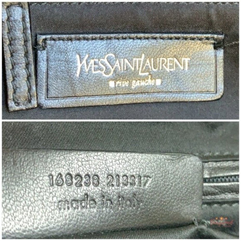❤️ AUTHENTIC YVES SAINT LAURENT RIVE GAUCHE BAG - Picture 3 of 15